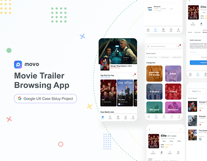 Movo : The Movie Trailer Browsing App UX Case Study