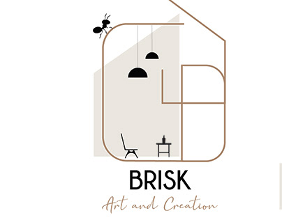 BRISK Logo design for Interior designer