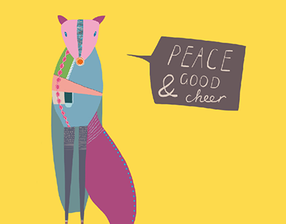 Peace & Good Cheer Fox