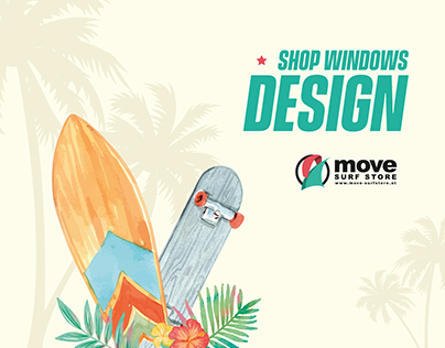 Move Surf Store - Shop Windows Design