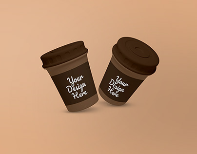 FREE 3D Coffee Cup Mockup Template PSD