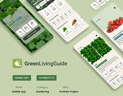 Garden App Design UI
