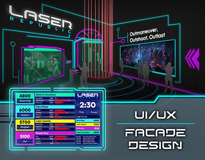 Project thumbnail - Laser Tag Game : UI/UX