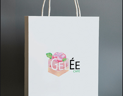 Логотип и фирменный стиль для кафе Gelee