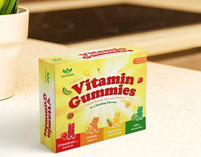 Vitamin Gummy Package Design
