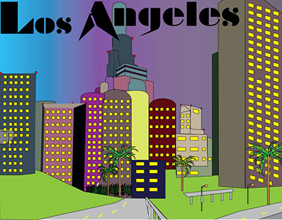 Travel Poster - Los Angeles