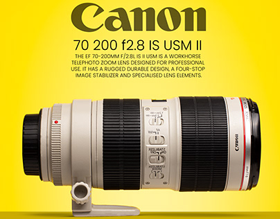canon 70 200 usm mark 2 - product photography