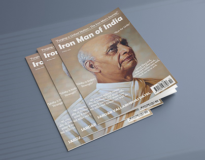 Iron Man of India Magazine Design