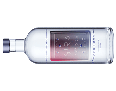 Bottle design SIRA Vodka