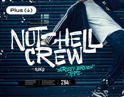Nutshell Crew — Street Brush Font