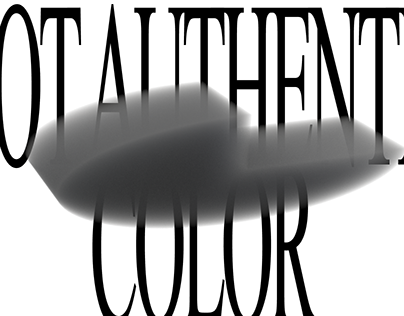 Brand Identity For Not Authentic Color