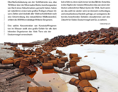 Ârtikel Care-Magazin Arktis Text/Layout
