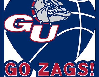 Go Zags Shadow box created for client