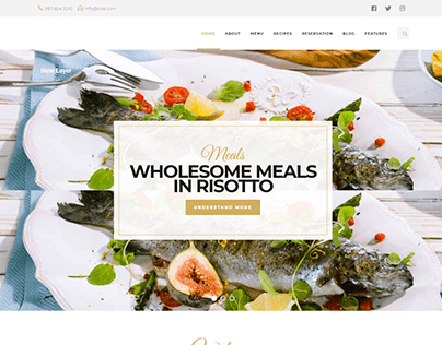WordPress website Restaurant