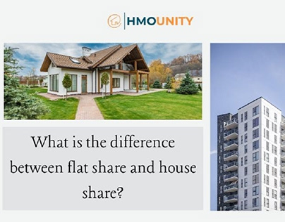 Difference between flat share and house share?