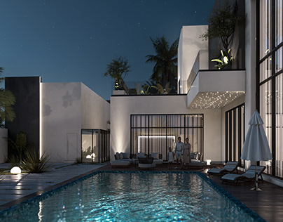 private villa pool design