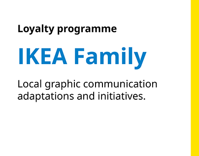 IKEA Family: Local graphic initiatives