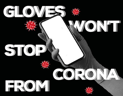 Corona awareness campaign poster