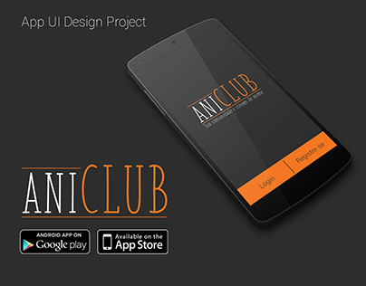 UI Design for aniCLUB