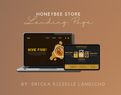 Honeybee Store Landing Page