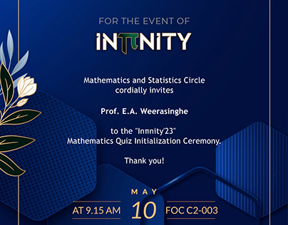 event invitation for univercity club