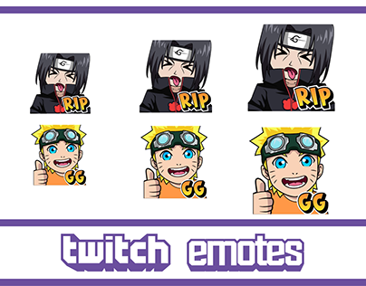 Itachi and Naruto Emotes