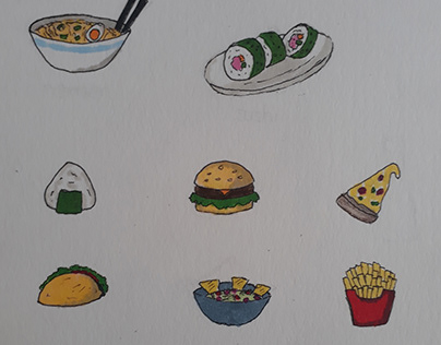 food doodles