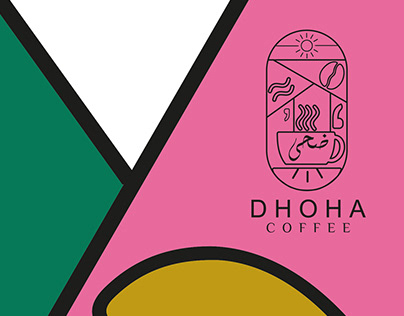 DHOHA COFFE LOGO branding