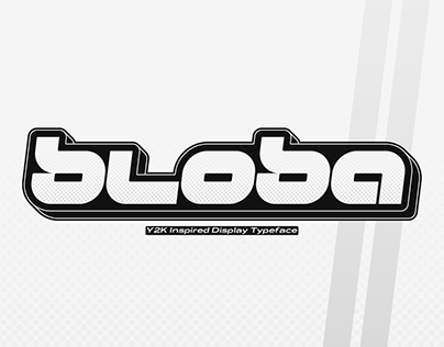 Bloba Y2K Inspired Display Typeface