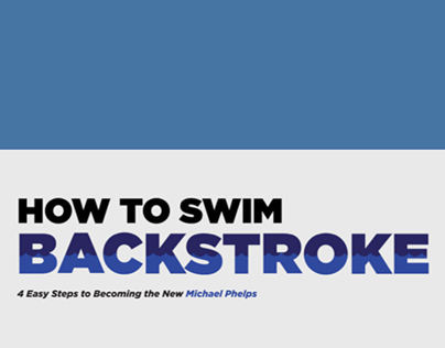 How To Swim Backstroke- Infographics
