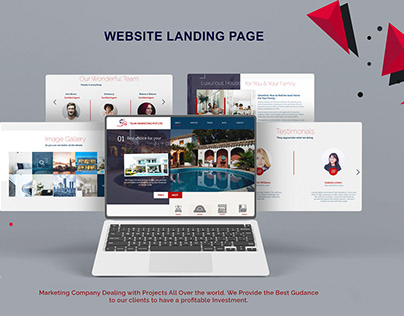 Real Estate Website Landing Page