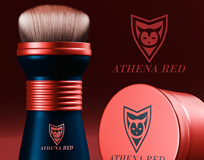 ATHENA RED - Beauty Brand Logo Design