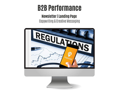 B2B email & landing page campaign