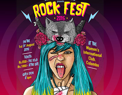 Rockfest Gig Poster