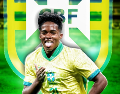 Flyer Esportivo | Endrick • Seleção Brasileira