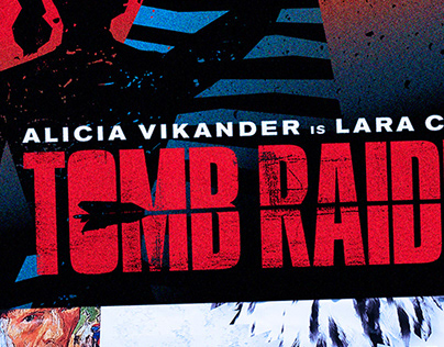 Tomb Raider: The art for the movie premiere