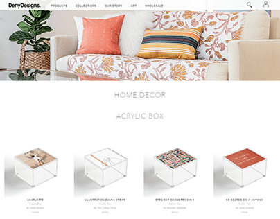 Deny Designs Home Decor Shopify Store