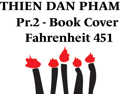 VISC 204 [KU] - PR.2 BOOK COVER FAHRENHEIT 451