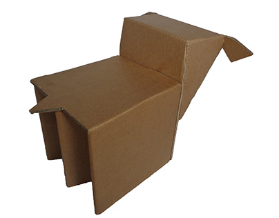 Puppy chair - silla de cartón | Cardboard Furniture