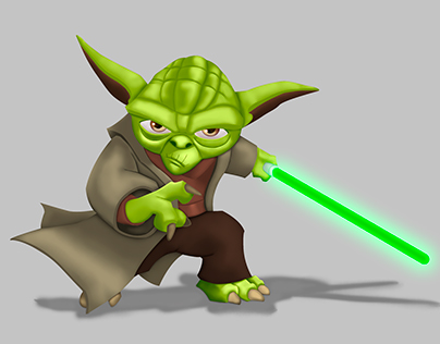 Mestre Yoda Jedi (process)
