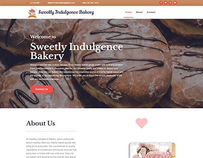 Bakery Website| Wordpress Website