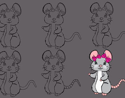 Flora the rat (games character design)