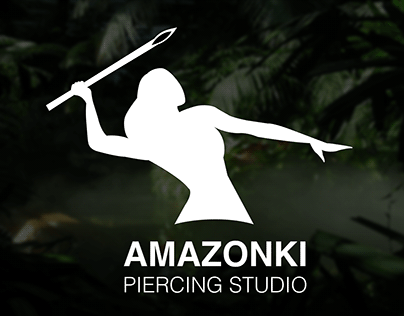 Логотип пирсинг-студии "Амазонки"