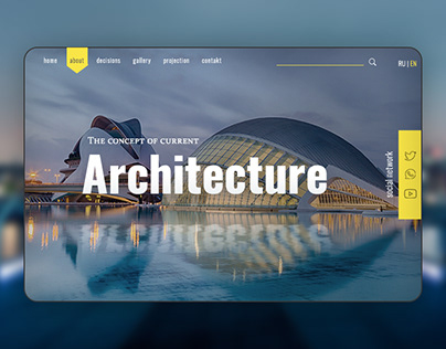 Landing page "Architecture"