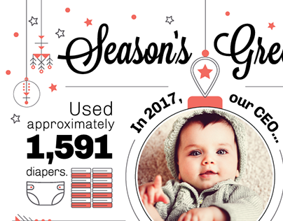 Infographic Holiday Card