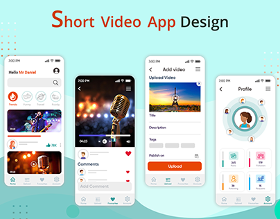 Short Video App Design / Mobile App UI