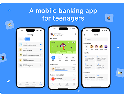 A mobile banking for teenagers