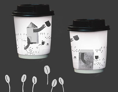 kawa DOBRA/coffe cup | illustration
