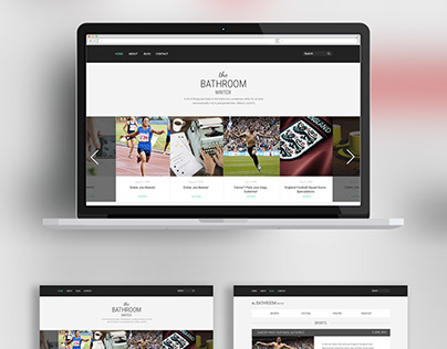 Website Design for a Sports Blog