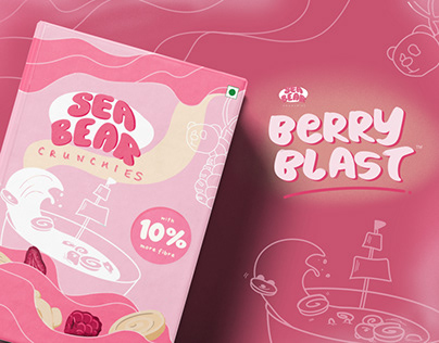 Sea Bear Crunchies- Cereal Box Design